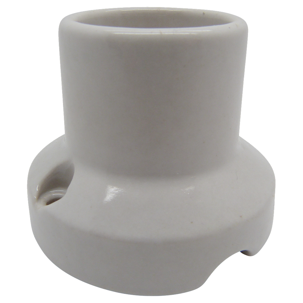 [05743] Porcelain Decorative ES Batten Lampholder