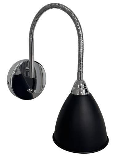 [09034] Bari Wall Light Black