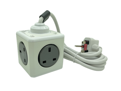 [7400GY/UKEUPC] PowerCube Extended USB UK; GREY