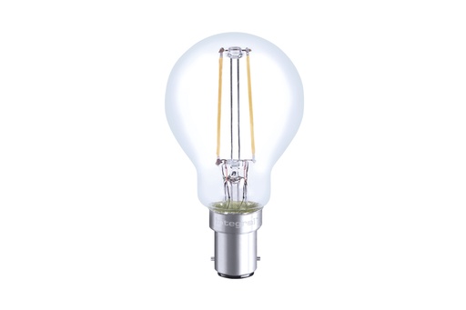 [15170] DISCONTINUED - 2W SBC Clear LED Filament Golf Ball