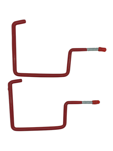 [07399] 2pc 100mm Deep Square Storage Hook Set