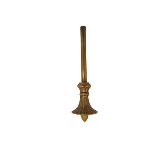 [06300] Brass Large Decorative Finial With Bar