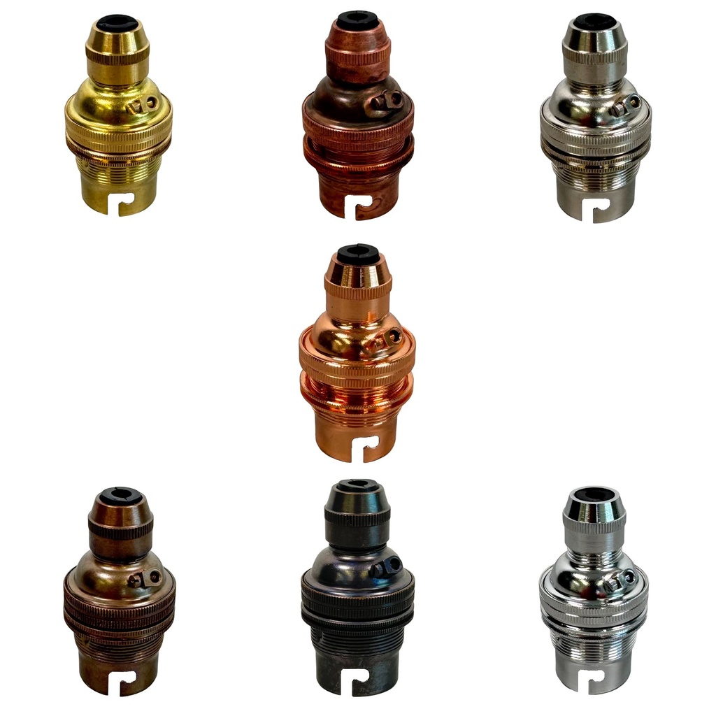[B22 Lampholder] Metalbrite BC Cordgrip Lampholder