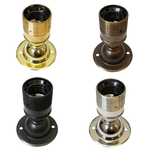 [E27 Battenholder] Metalbrite ES Batten Lampholder