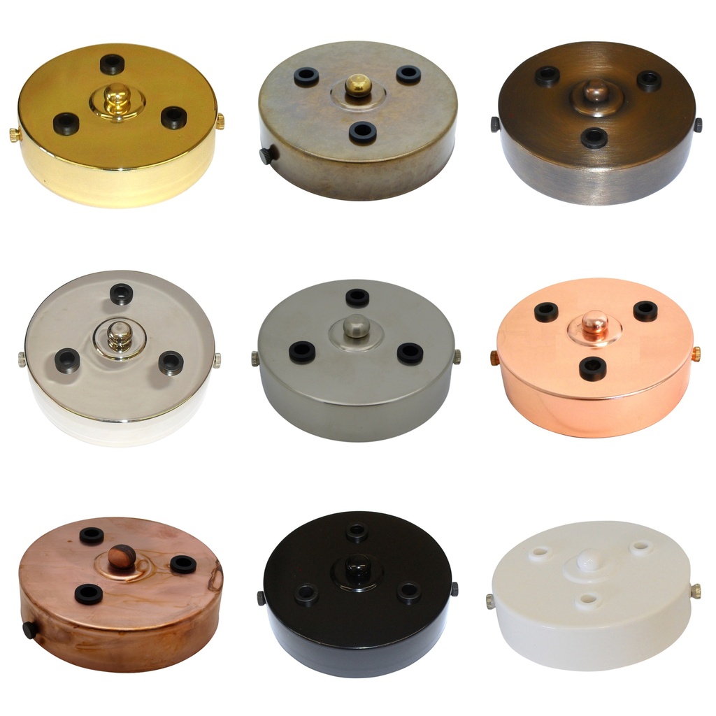[Ceiling Rose] 3-Outlet Ceiling Rose