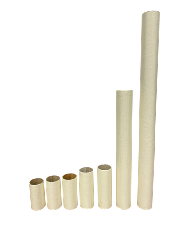 [Card Tube] 28mm Internal Diameter Cream Card Candle Tube
