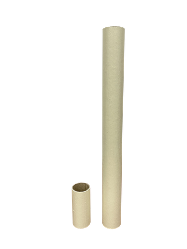 [Card Tube] 31mm Internal Diameter Cream Card Candle Tube