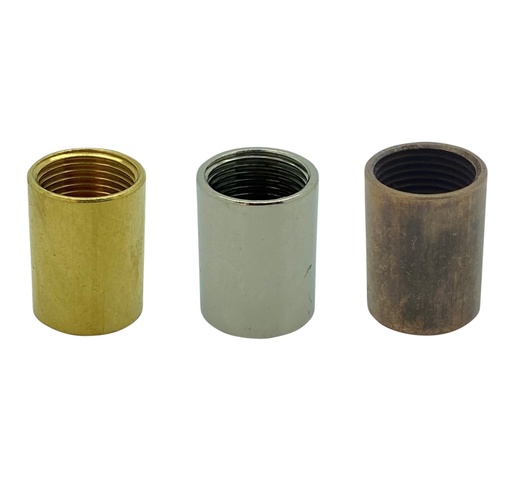 [Coupler] Coupler (Hollow Internally Threaded Bar) Female ½", Length ¾"