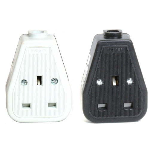 [Rewireable Socket] Rubber Trailing Socket 1G