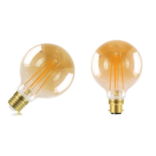 [Globe] G95 Globe Amber Tint Dimmable 3.4W