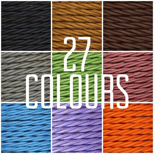 [3 Core 0.5mm Twisted Flex] 3 Core 0.5mm Twisted Braided Flex