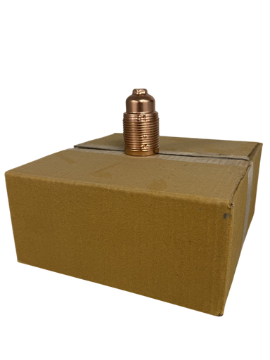 [06806] Copper ES 10mm Lampholder [Threaded Skirt] - 25pk
