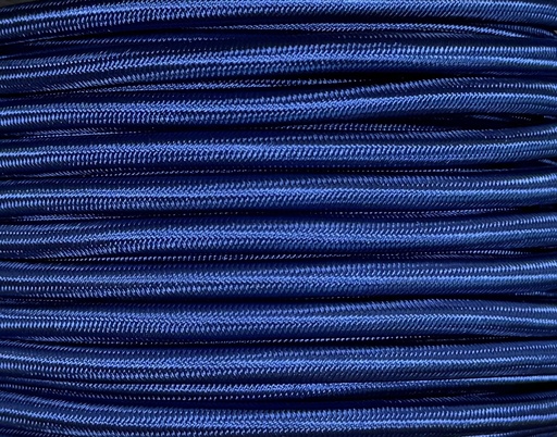 [01076] 2 Core 0.75mm Round Braided Flex Cobalt Blue