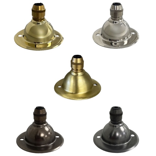 [Ceiling Rose] All Metal Holloway 65mm Ceiling Rose