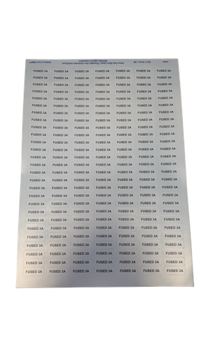 [06657] Fused 3A Labels