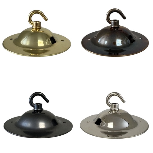 [HD Ceiling Hook] 26kg Heavy Duty Large Brass Ceiling Hook Plate