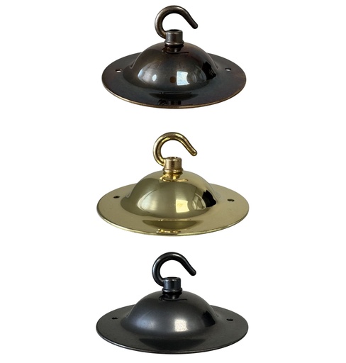 [HD Ceiling Hook] Heavy Duty Large Brass Ceiling Hook Plate