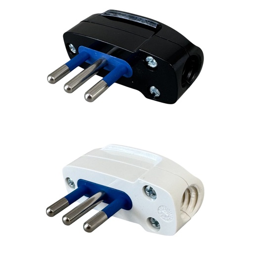 [European Plug] Italian Plug 3 Pin 10A 'Salvaspazio spina'