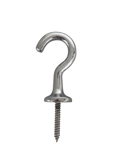 [13129] Decorative Screw Hook Chrome