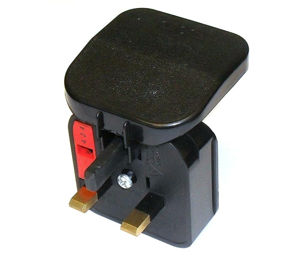 [08112] Continental Adaptor Plug (Euro 2 pin to UK 3 pin)