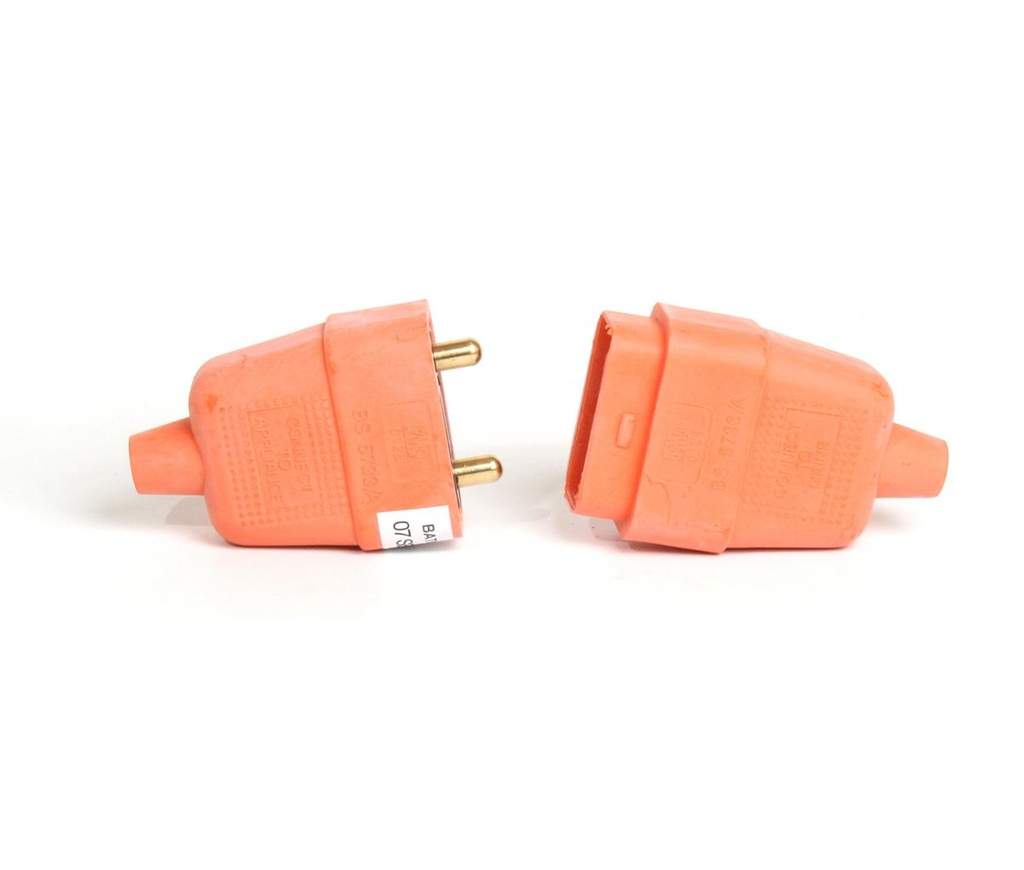 [05118] 10A 2 Pin Separable Rubber Flex Connector