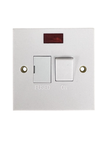 [02040] 13A Switched Fused Spur + Neon