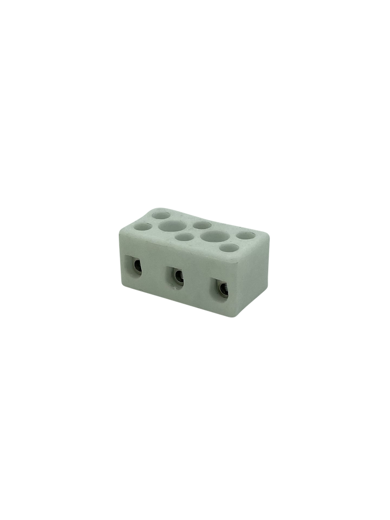 [02080] 5A 3-Way Porcelain Connector